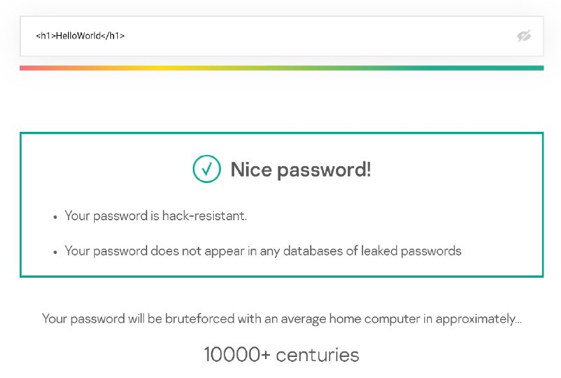 secure & easy to remember password