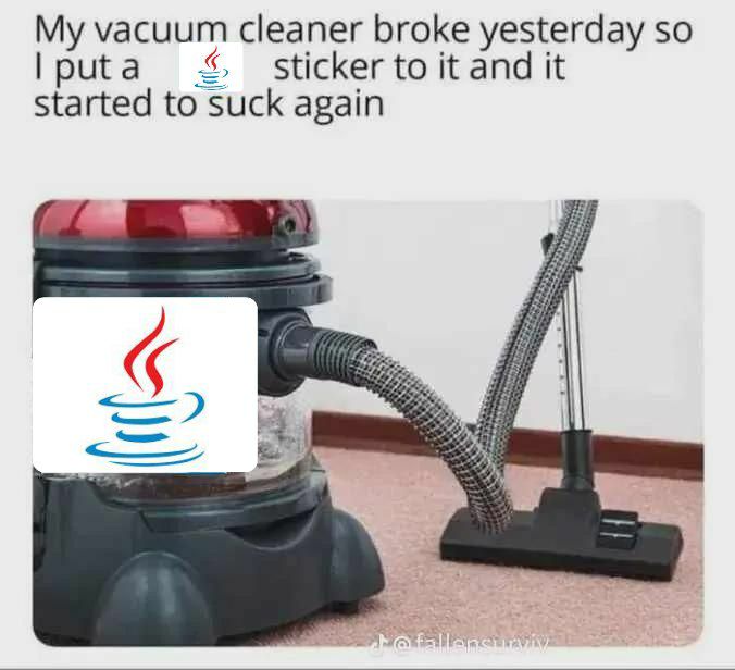 3 billion devices suck Javafrom Programmer Jokes
