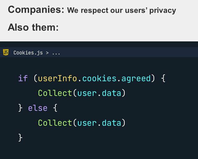 @ProgrammerHumor Cookiesfrom ProgrammerHumor