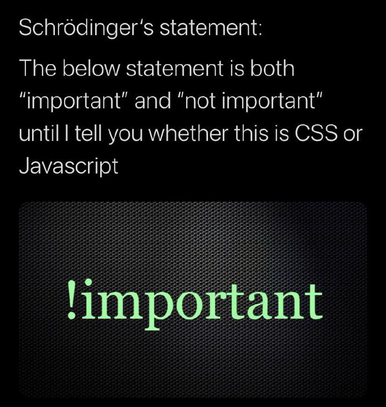 Schrodinger’s statement