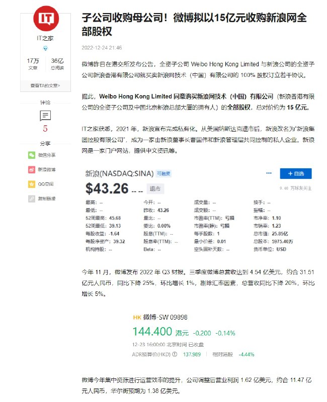 草，收购母公司via efsg草，收购母公司via efsg