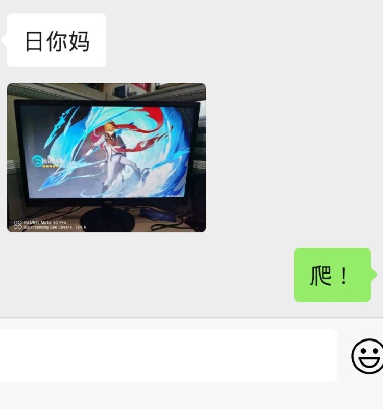 刚刚我领导在微信里给我发了个这个 我想都没想就回了个爬......
