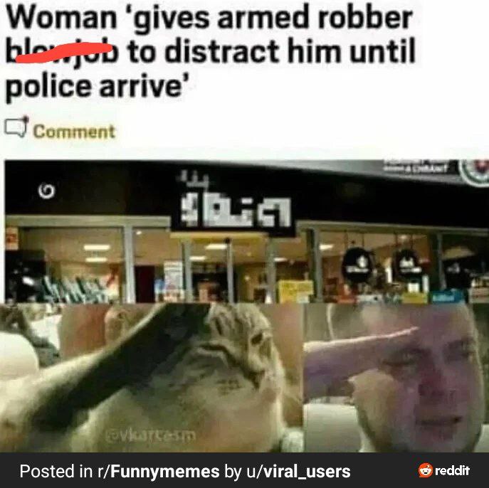 女子给武装劫匪X到警察上门（）来源：