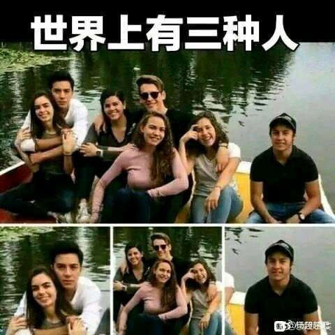 上次见到这张图，标题是世界上有三种男人Source