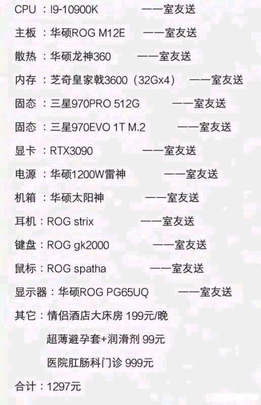 想玩赛博朋克，大家看看这配置有啥要改的