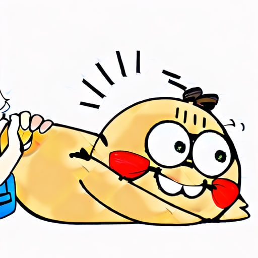 用AI画画自动生成的小黄鸡