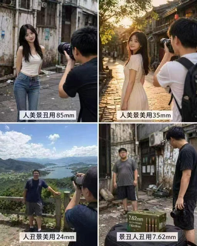 杯面骑士: jandan.net/t/6137211OO: 100 XX: 5斩首师: 人美景美且需要看这张图用35mm人美景美且老油条一般会用50mmOO: 13, XX: 0from 煎蛋无聊图