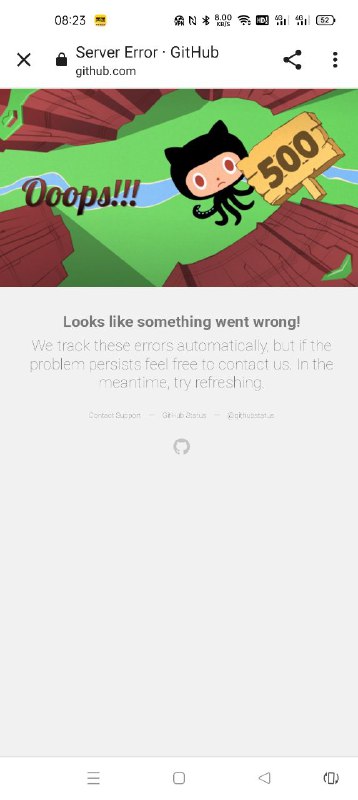 github估计被微软收了之后咖喱吃多了从昨天晚上开始好多知名项目的release页全部500了并且现在都还没好