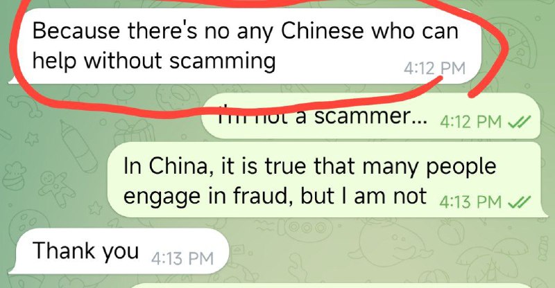笑死 外国人都知道我们中国人喜欢搞诈骗from cat
